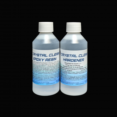 Crystal Clear Epoxy Resin 500ml Kit