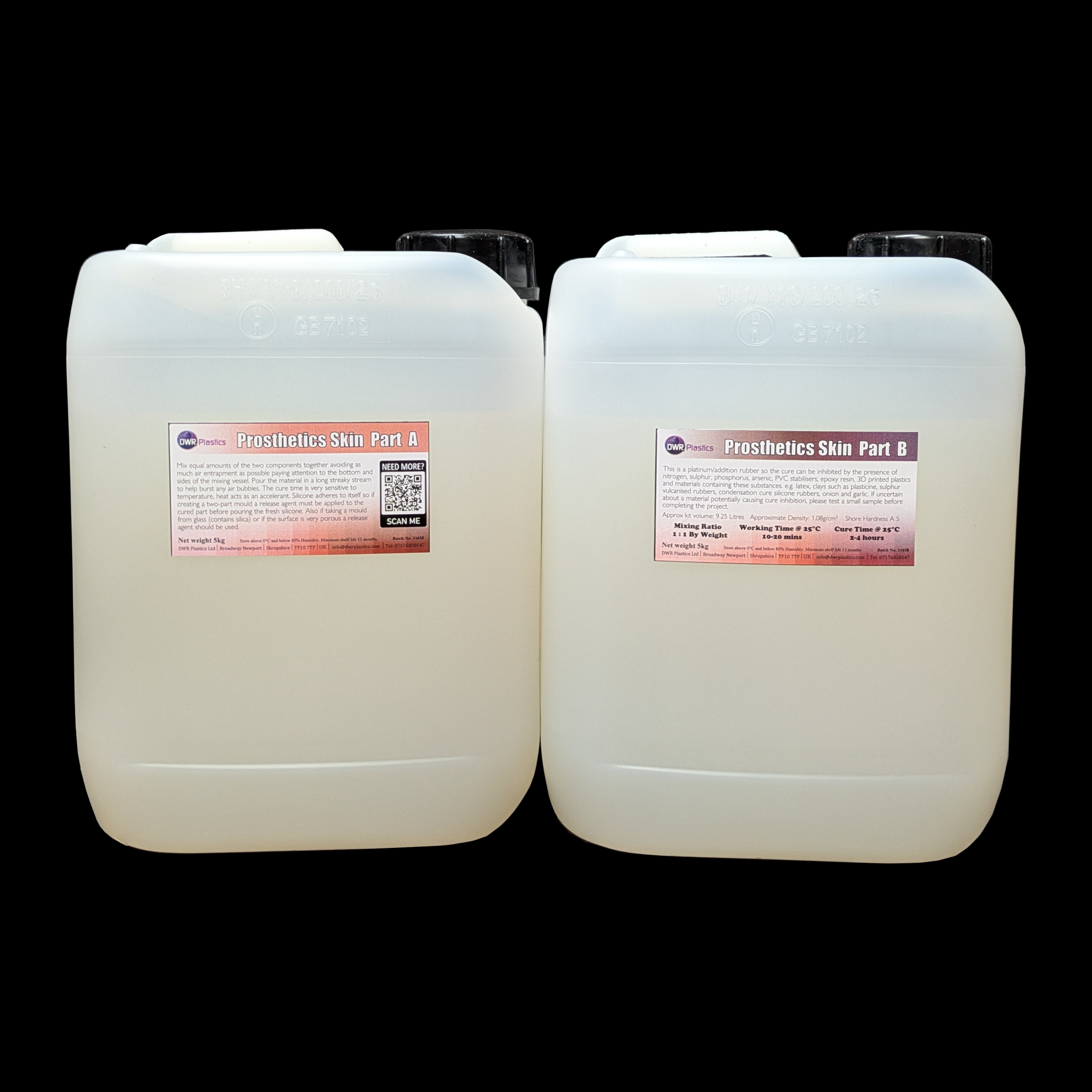 Skin Rubera Prosthetic Skin Silicone Rubber 10kg kit - DWR plastics