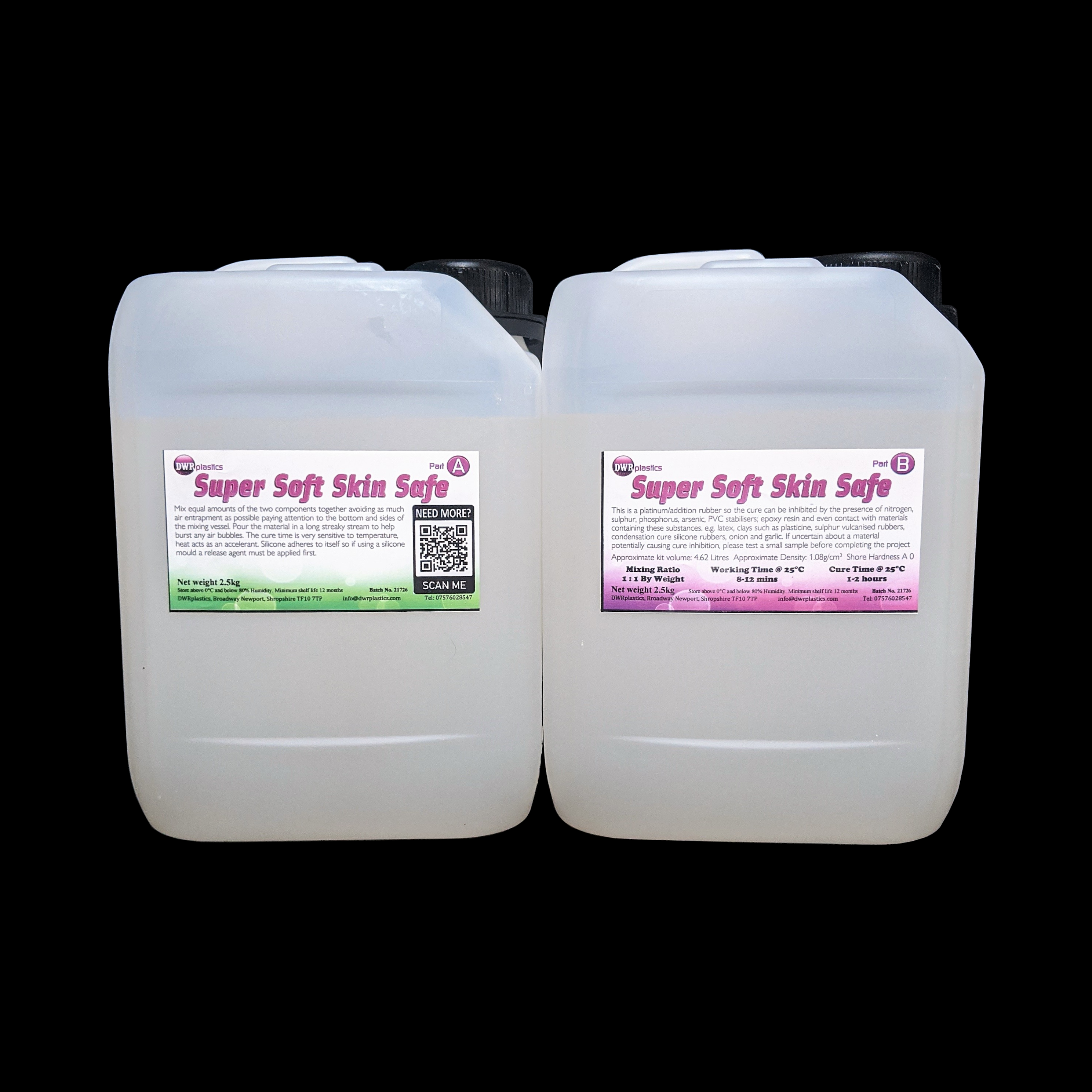 Super Soft Skin Safe Silicone Rubber 5kg kit - DWR plastics